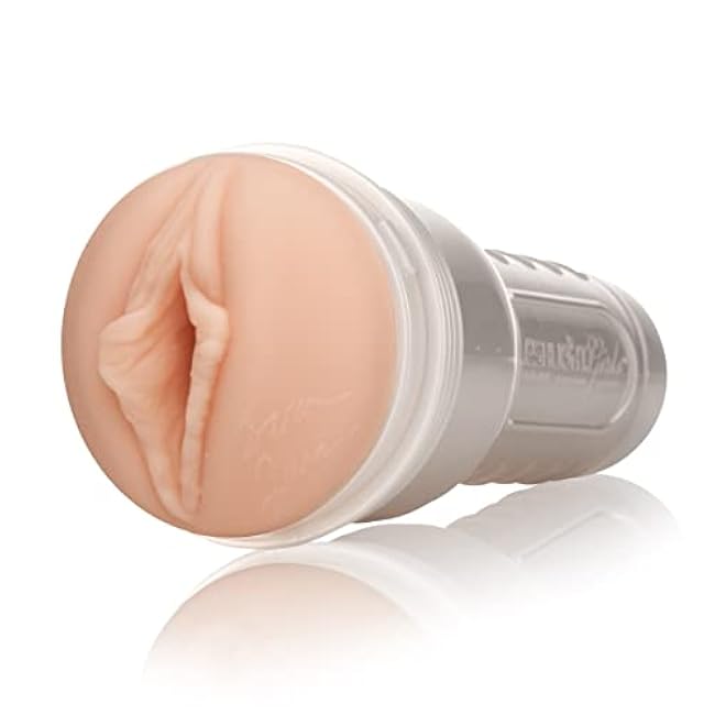Blush Novelties Enlust Alyssa - AI Male Masturbator | Tight Orbed Canal Stroker with 5 Pleasure Beads - X5? Plus for Ultra Soft Realistic Feel - Open Ended to Fit Most Sizes - Sex Toy for Men