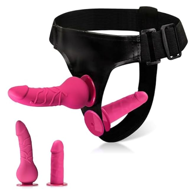 2-in-1 Wearable Vibrator with Clit Sucker, G Spot Vibrator with Remote Control, Clitoral Sucking Vibrator with 10 Suction & Vibration Modes, Toys for Women's Sex, Rose Red